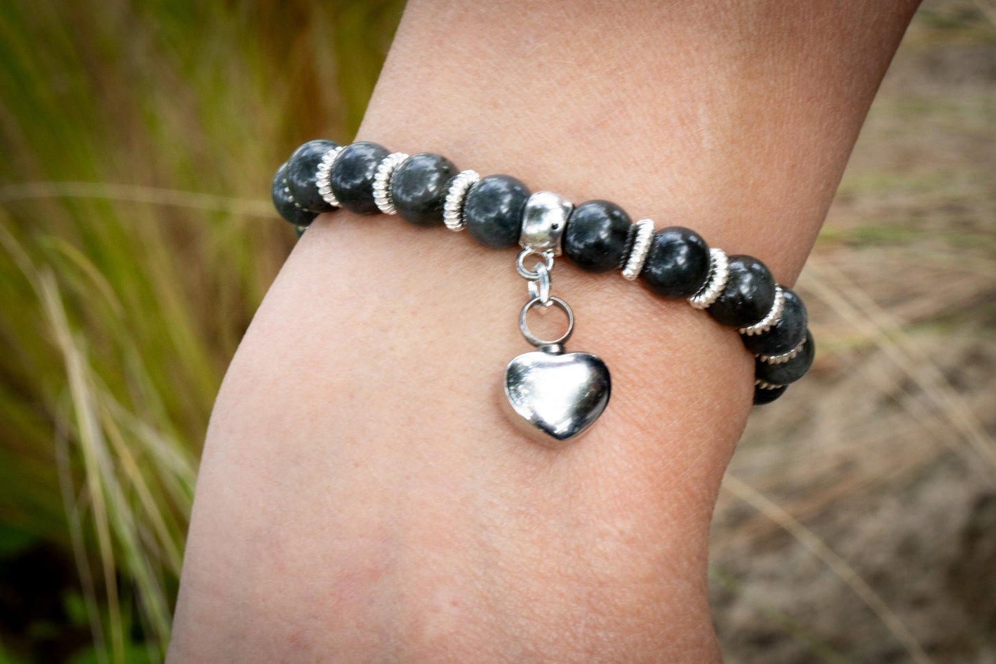 Healing Keepsake Urn Bracelet for Ashes - Multiple Colors