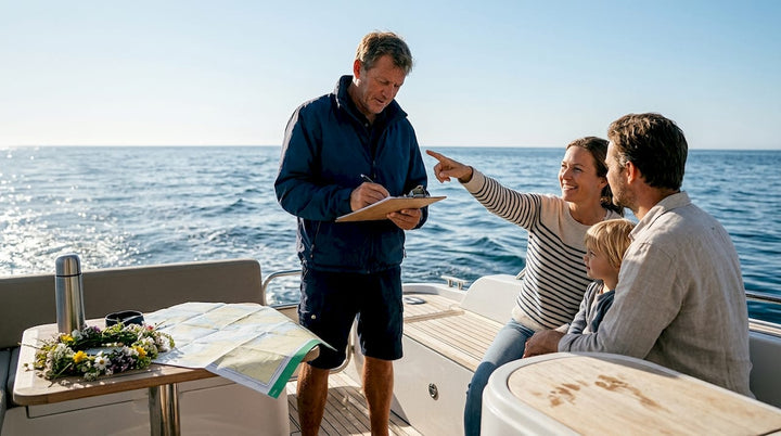 Family and crew planning ash scattering ceremony