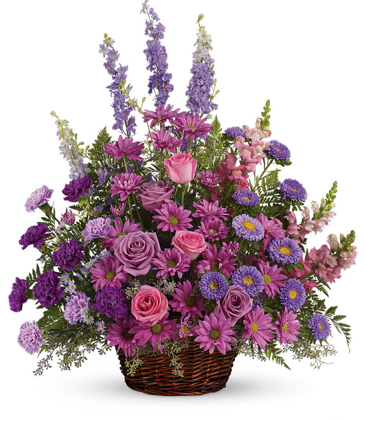 Gracious Lavender Basket