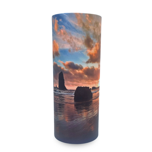 Rocks in Water Cylinder Urn